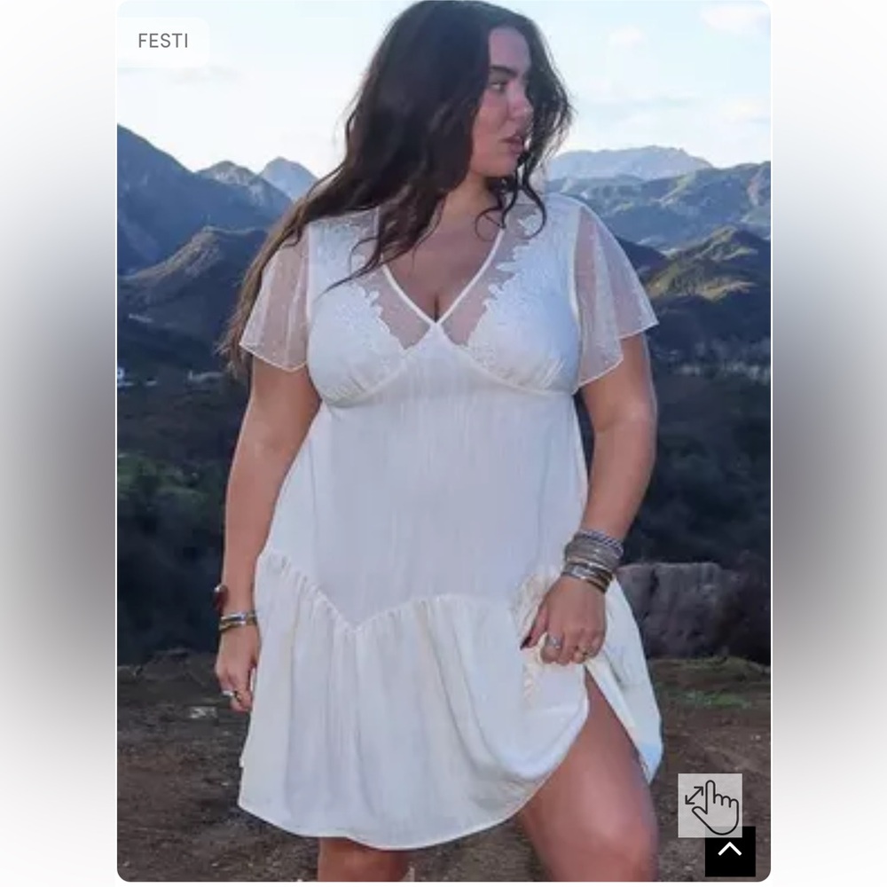 Festi Women's Cream Dress